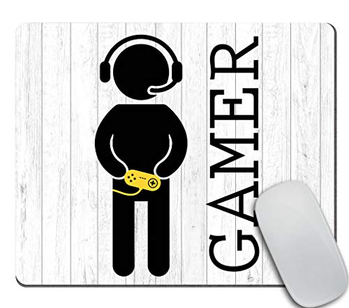 Amcove Gaming Mouse Pad Custom, Gamer Mouse Mat Pad Rectangle Non-Slip Rubber Mousepad Gaming Mouse Pad - amzGamess