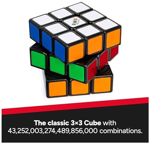 Rubik’s Cube, The Original 3x3 Color-Matching Puzzle Classic Problem-Solving Challenging Brain Teaser Fidget Toy, Packaging May Vary, for Adults & Kids Ages 8 and up - amzGamess
