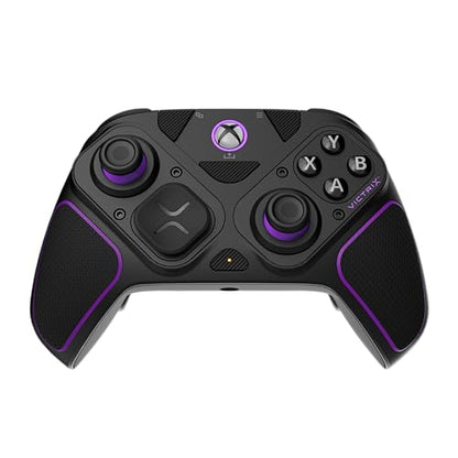 PDP Victrix Pro BFG Wireless Gaming Controller for Xbox Series X|S, Xbox One, Windows 10/11, Modular Gamepad, Dolby Atmos Audio, Remappable Buttons, Customizable Triggers/Paddles/D-Pad, PC App, Black - amzGamess