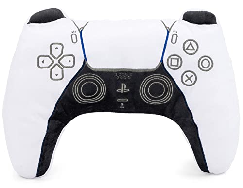 PlayStation Gamer Controller Shaped Decorative Pillow - Kids Super Soft Plush Throw Pillow - Measures 16 Inches (Official Product) - amzGamess