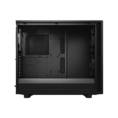 Fractal Design Define 7 Black Solid Brushed Aluminum/Steel E-ATX Silent Modular Mid Tower Computer Case