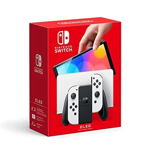 Nintendo Switch OLED Model w/White Joy-Con (Renewed) - amzGamess