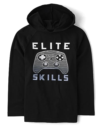 The Children's Place Boys' Hoodie Sweatshirt, Video Game Skills, Medium - amzGamess