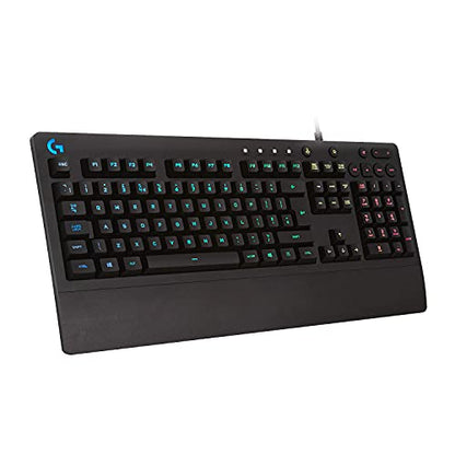 Logitech G213 Prodigy Gaming Keyboard, LIGHTSYNC RGB Backlit Keys, Spill-Resistant, Customizable Keys, Dedicated Multi-Media Keys – Black - amzGamess