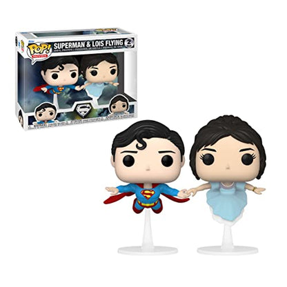 Funko Pop! DC Superman and Lois Lane Flying Exclusive 2 Pack Figures - amzGamess