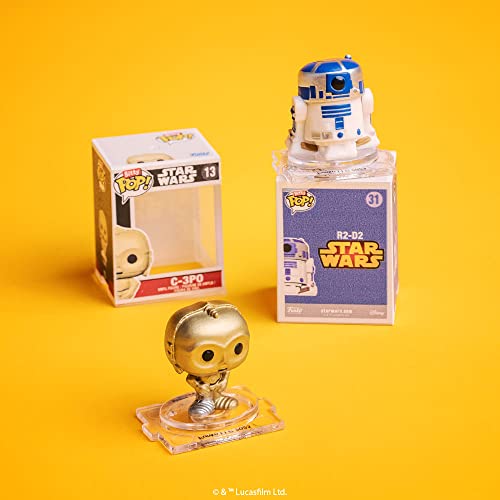 Funko Bitty Pop! Star Wars Mini Collectible Toys 4-Pack - Princess Leia, R2-D2, C-3PO & Mystery Chase Figure (Styles May Vary) - amzGamess