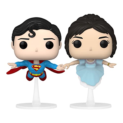 Funko Pop! DC Superman and Lois Lane Flying Exclusive 2 Pack Figures - amzGamess