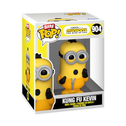 Funko Bitty Pop!: Minions Mini Collectible Toys 4-Pack - Roller Skating Stuart, Pajama Bob, Kung Fu Kevin, & Mystery Chase Figure (Styles May Vary) - amzGamess