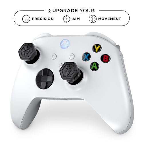 KontrolFreek Call of Duty: Modern Warfare III Performance Thumbsticks for Xbox One (XB1) and Xbox Series X (XBX) | 1 High-Rise, 1 Mid-Rise | Black/Clear - amzGamess