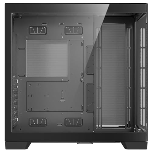 Antec C8, Fans not Included, RTX 40 Compatible, Dual-Chamber, tooless Design, Type-C, 360mm Radiator Support, Seamless Tempered Glass Front & Side Panels, High Airflow Full-Tower E-ATX PC Case