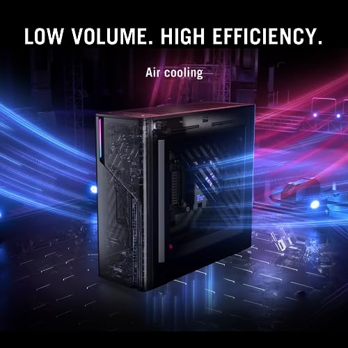 ASUS 2023 ROG G22CH DB776 Gaming Desktop PC, Small Form Factor, Intel Core i7-13700F, NVIDIA GeForce RTX 4070 Dual, 1TB SSD Gen 4, 16GB DDR5 RAM, Windows 11, G22CH-DB776,Gray