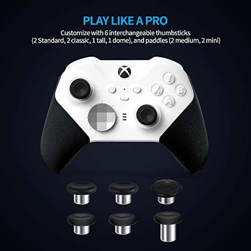 Accessories for Xbox Elite Controller Series 2-13 in 1 Replacement Paddles Thumbsticks Joystick Analog Sticks Parts Repair Kit Component Set with 2 D-Pads, 1 Tool - amzGamess