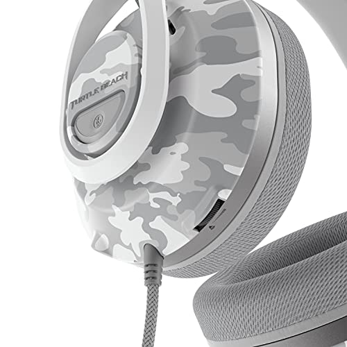 Turtle Beach Recon 500 Multiplatform Gaming Headset for Xbox Series X/ S, Xbox One, PS5, PS4, PlayStation, Nintendo Switch, Mobile, & PC with 3.5mm - 60mm Dual Drivers, Memory Foam - White - amzGamess