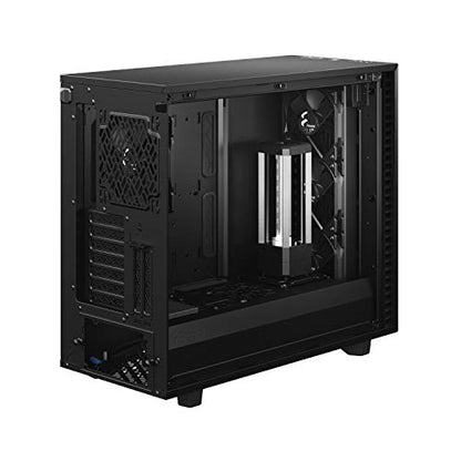 Fractal Design Define 7 Black Solid Brushed Aluminum/Steel E-ATX Silent Modular Mid Tower Computer Case