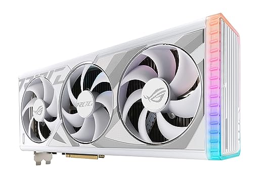 ASUS ROG Strix GeForce RTX™ 4090 White OC Edition Gaming Graphics Card (PCIe 4.0, 24GB GDDR6X, HDMI 2.1a, DisplayPort 1.4a) - amzGamess