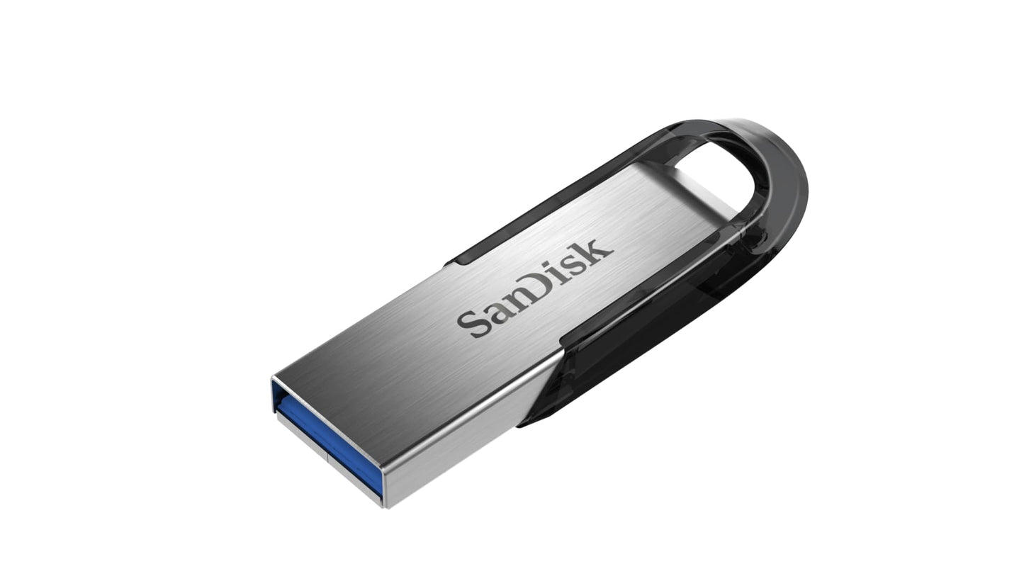 SanDisk 128GB Ultra Flair USB 3.0 Flash Drive - SDCZ73-128G-G46, black