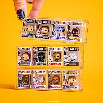 Funko Bitty Pop! Star Wars Mini Collectible Toys 4-Pack - Princess Leia, R2-D2, C-3PO & Mystery Chase Figure (Styles May Vary) - amzGamess