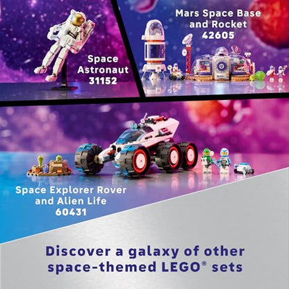 LEGO Technic Planet Earth and Moon in Orbit Building Set, Outer Space Birthday Gift for 10 Year Olds, Solar System Space Toy for Imaginative, Independent Play, Space Room Décor for Boys & Girls, 42179