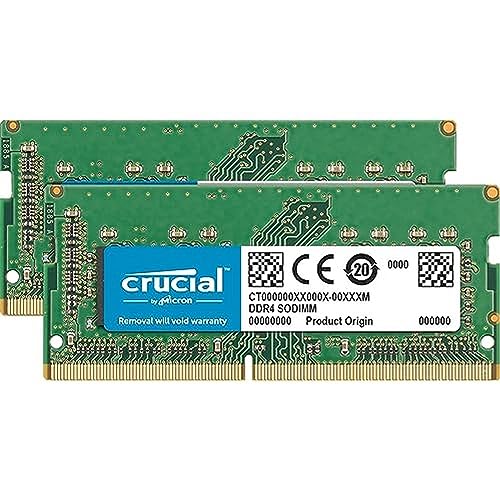 Crucial RAM 32GB Kit (2x16GB) DDR4 3200MHz CL22 (or 2933MHz or 2666MHz) Laptop Memory CT2K16G4SFRA32A