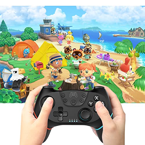 Deepdawn Switch Controller, Wireless Pro Controller Compatible with Nintendo Switch, Wireless Gamepad Joystick with Programmable Function【2023 Upgraded Version】 - amzGamess