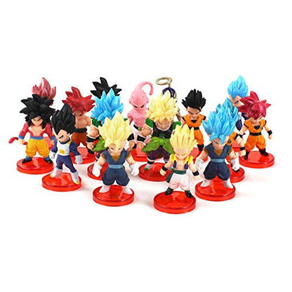 Dragon Ball Z 16-Piece Action Figure Set, 3-inch Collectibles for Cake Toppers & Party Favors - amzGamess