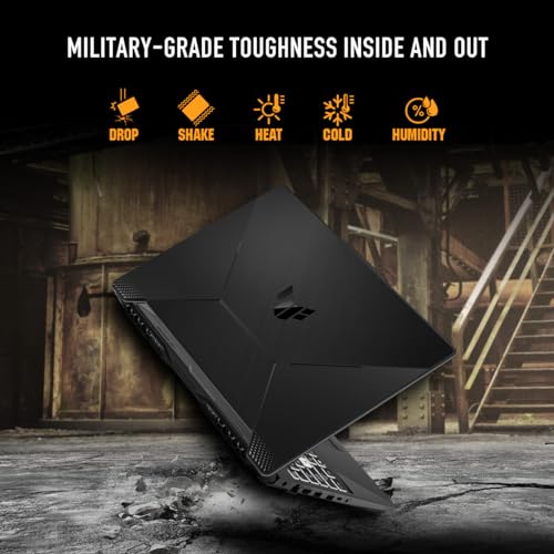 ASUS TUF Gaming A15 (2024) Gaming Laptop, 15.6” FHD 144Hz Display, NVIDIA® GeForce RTX™ 2050, AMD Ryzen™ 5 7535HS, 8GB DDR5, 512GB PCIe® Gen4 NVMe™ SSD, Wi-Fi 6, Windows 11, FA506NF-ES51