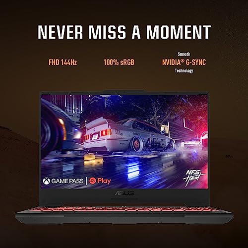 ASUS TUF Gaming A15 (2023) Gaming Laptop, 15.6” FHD 144Hz, 100% sRGB Display, GeForce RTX 4050, AMD Ryzen 7 7735HS, 16GB DDR5, 1TB PCIe SSD, Wi-Fi 6E, Windows 11, FA507NU-DS74,Mecha Gray