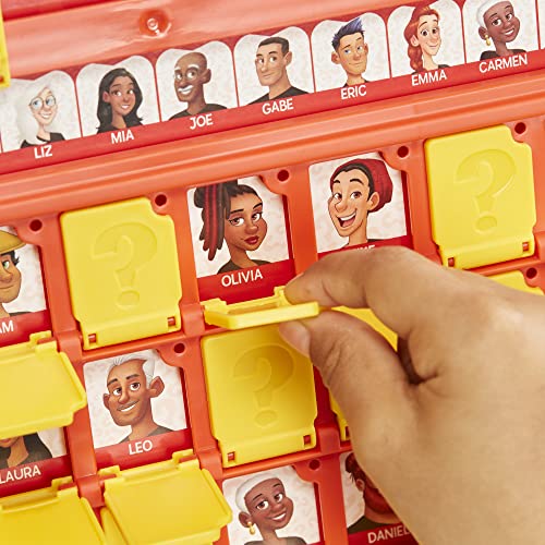 Hasbro Gaming Guess Who? Original,Easy to Load Frame,Double-Sided Character Sheet,2 Player Board Games for Kids,Guessing Games for Families,Ages 6 and Up