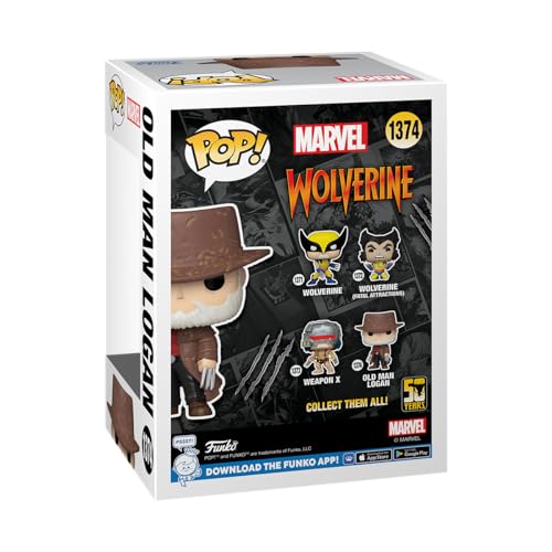 Funko Pop! Marvel: Wolverine 50th Anniversary - Old Man Logan - amzGamess