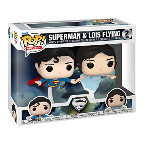 Funko Pop! DC Superman and Lois Lane Flying Exclusive 2 Pack Figures - amzGamess