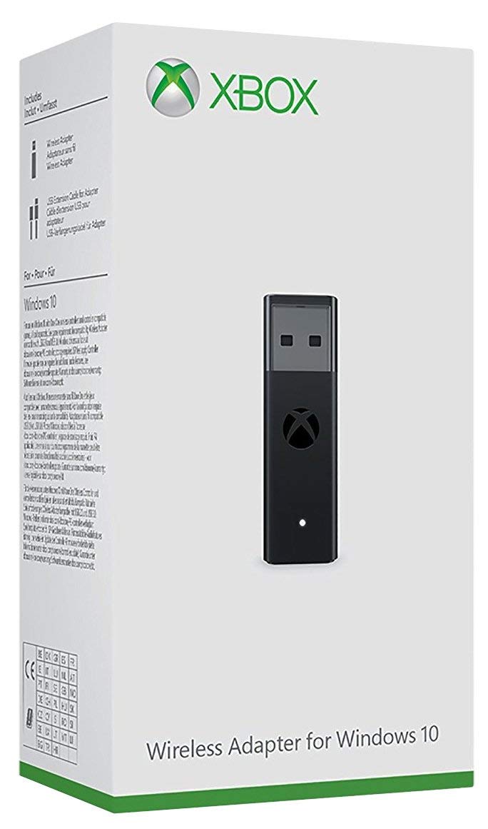 Microsoft Xbox Wireless Adapter for Windows 10 - Play Games Using Xbox Wireless Controller - Wireless Stereo Sound Support - Connects up to 8 Controllers at Once - amzGamess