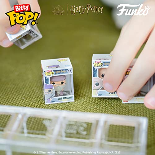 Funko Bitty Pop! Harry Potter Mini Collectible Toys 4-Pack - Lord Voldemort, Draco Malfoy, Bellatrix Lestrange & Mystery Chase Figure (Styles May Vary) - amzGamess