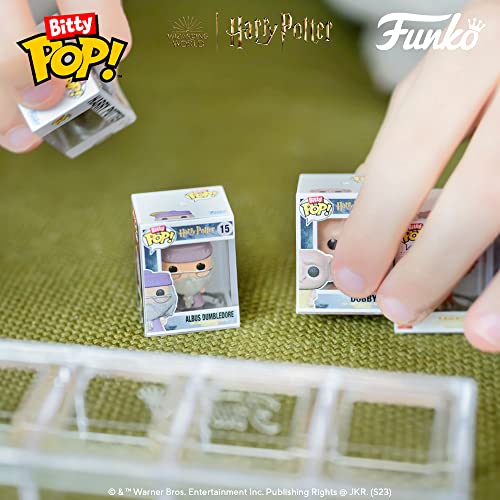 Funko Bitty Pop! Harry Potter Mini Collectible Toys 4-Pack - Harry Potter, Draco Malfoy, Dobby & Mystery Chase Figure (Styles May Vary) - amzGamess