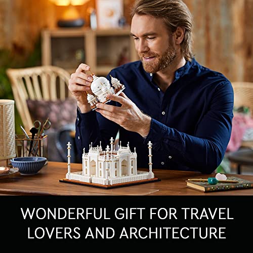LEGO Architecture Taj Mahal 21056 Building Set - Landmarks Collection, Display Model, Collectible Home Décor Gift Idea and Model Kits for Adults and Architects to Build