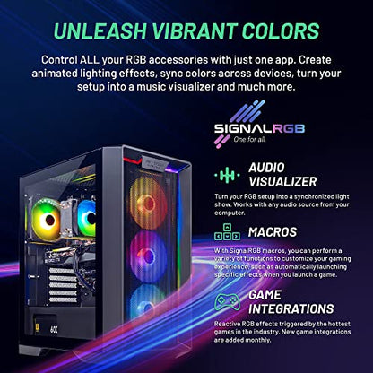 Skytech Gaming Nebula Gaming PC Desktop – Intel Core i5 13400F 2.5 GHz, NVIDIA RTX 3050, 1TB NVME SSD, 16GB DDR4 RAM 3200, 600W Gold PSU, 11AC Wi-Fi, Windows 11 Home 64-bit