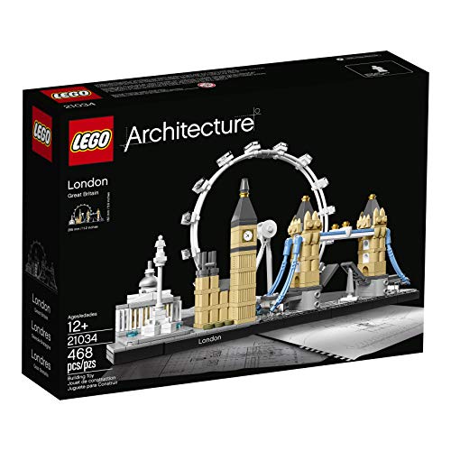 LEGO Architecture London Skyline Collection 21034 Building Set Model Kit and Gift for Kids and Adults (468 pieces)