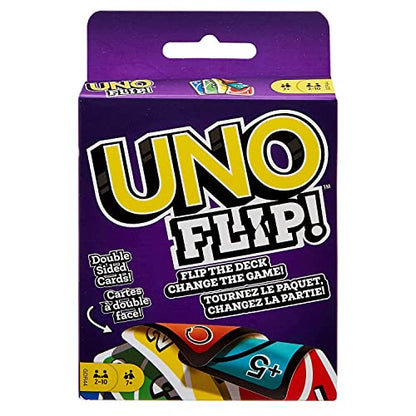 Mattel Uno Original and Uno Flip Card Games, Combo Pack of 2