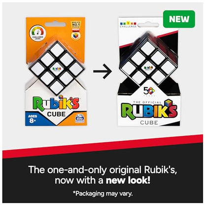 Rubik’s Cube, The Original 3x3 Color-Matching Puzzle Classic Problem-Solving Challenging Brain Teaser Fidget Toy, Packaging May Vary, for Adults & Kids Ages 8 and up - amzGamess