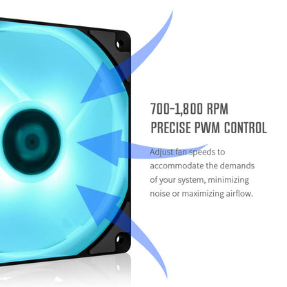 ID-COOLING AURAFLOW X 240 CPU Water Cooler RGB CPU Liquid Cooler 240mm AIO Cooler MB Sync 12V 4PIN Connector 2X120mm RGB Fan, Intel 1700/115X/1200/2066, AMD AM4/AM5