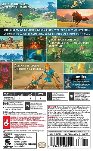 The Legend of Zelda: Breath of the Wild - US Version - amzGamess