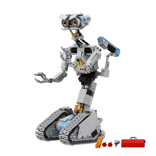 BUILDIFY Johnny 5 Robot Building Block Sets; 1,310 Pieces Short Circuit Robot Johnny 5 Model Figure Toys, Johnny 5 Mech Robot Buildable Bricks, STEM Educational Gift for Kids Boys,Girls and Adults