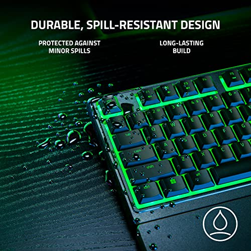 Razer Ornata V3 X Gaming Keyboard: Low-Profile Keys - Silent Membrane Switches - Spill Resistant - Chroma RGB Lighting - Ergonomic Wrist Rest - Classic Black - amzGamess