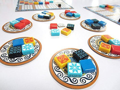 Azul-Board Game Strategy-Board Mosaic-Tile Placement Family-Board for Adults and Kids Ages 8 up 2 to 4 Players