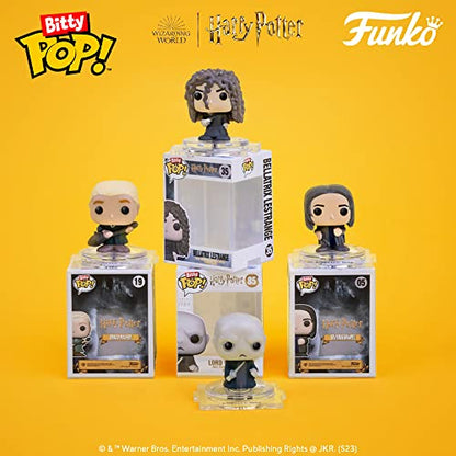 Funko Bitty Pop! Harry Potter Mini Collectible Toys 4-Pack - Harry Potter, Draco Malfoy, Dobby & Mystery Chase Figure (Styles May Vary) - amzGamess