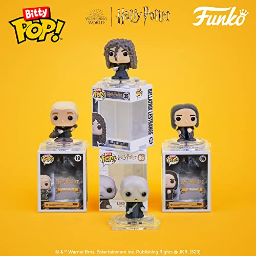 Funko Bitty Pop! Harry Potter Mini Collectible Toys 4-Pack - Lord Voldemort, Draco Malfoy, Bellatrix Lestrange & Mystery Chase Figure (Styles May Vary) - amzGamess