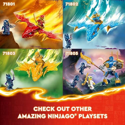 LEGO NINJAGO Arin’s Battle Mech, Ninja Toy Set for Kids with Arin Ninja Minifigure and Katana Sword Accessory, Gift Idea for Boys and Girls Aged 4 Years Old and Up, 71804