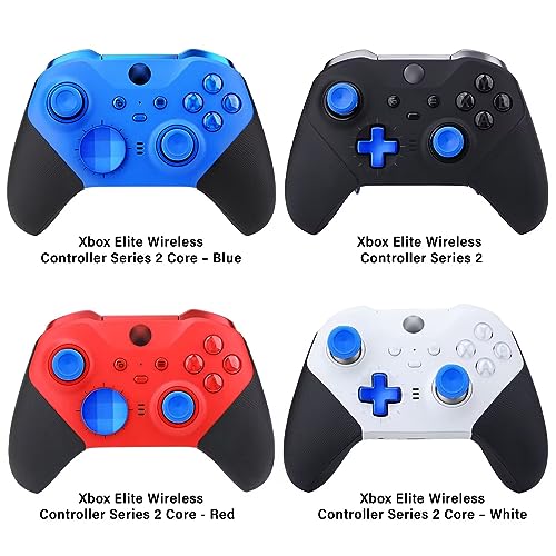 Accessories for Xbox One Elite Series 2 Controller(Model 1797), Metal Thumbsticks Paddles Joysticks Replacement Parts Kits Compatible with Xbox Elite Wireless Controller Series 2 Core(Blue) - amzGamess