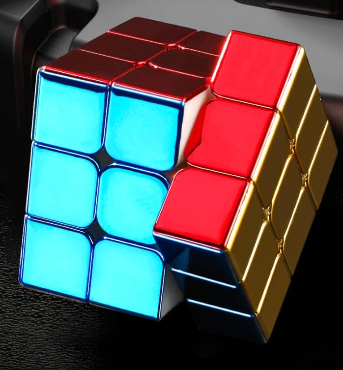 cuberspeed ShengShou Legend Metallic Mirror Reflective Stickerless Speed Cube 3x3x3 Metallic Speed Cube - amzGamess