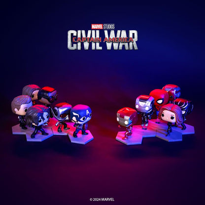 Funko Pop! Marvel: Captain America: Civil War Build A Scene - Captain America, Amazon Exclusive, Figure 12 of 12 - amzGamess