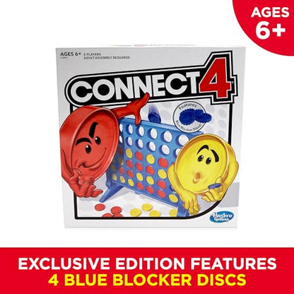 Hasbro Gaming Connect 4 Strategy Board Game for Ages 6 and Up (Amazon Exclusive)